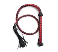 liyoe Cheval Rouge Fouet Cheval Fouet Équitation Cravache Équestre Simili Cuir Fouet Équipement Cheval Fouet Entraînement Cheval Fouet