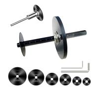 liyoe Coupe-Tube Intérieur, 6 Lames à Dents de Scie avec Échelle de 4 Pouces, Tige Hexagonale de 1/4 Pouce, Jauge de Profondeur Réglable, Ensemble D'Outils de Coupe