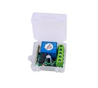 liyoe DC 12V 1CH Relais RéCepteur 433MHz Universel sans TéLéCommande Commutateur 433 MHz éMetteur Bouton Module Kit de Bricolage