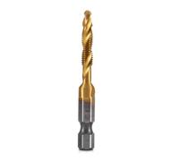 liyoe M5x0.8mm Tige Hexagonale Titane Plaqué HSS Filetage Métrique Taraud Forets Vis Machine Composé Ouvert Chanfrein Outil