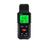 liyoe Moniteur de Qualité de L'Air, Moniteur de CO2 Portable 5000 Ppm, Mesure Du Dioxyde de, Détecteur ℃/℉ S8601, Installation Facile, Facile à Utiliser