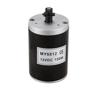 liyoe MY6812 Moteur Haute Vitesse DC 150 W 12 V avec Poulie à Courroie, Moteur à Balais