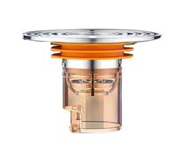 liyoe Siphon de Sol à Fermeture Automatique, Anti-Odeurs et Anti-Insectes, Déodorant, Anti-, Sans, pour Salle de Bain, Toilettes, Égouts, Douche
