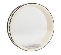 liyoe Tambour Ondulé Double Face, Batteur Océan, Tambour à Main en Bois avec Son de Mer, Thérapie Sonore de Méditation pour Aider au Sommeil 30,5 cm