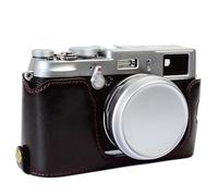 liyuxin66 Demi étui en Cuir for Appareil Photo for FUJIFILM for Fuji X100S X100T X100F X100V(Color:X100s X100t Black)