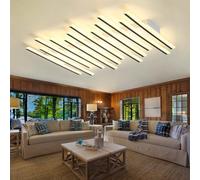 LIYYANG Plafonnier LED Plafonnier Dimmable Moderne design Luminaires 95 W | avec télécommande et fonction mémoire Intensité réglable pour le salon la chambre la salle à manger et le bureau