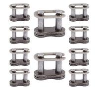 LIYYDS Lot de 10 connecteurs maîtres de réparation de chaîne d'entraînement 25H compatibles avec 43 cc 47 cc 49 cc 2 temps ATV Quad Pit Dirt Super Pocket Mini Bike Lifan Kazuma SUNL