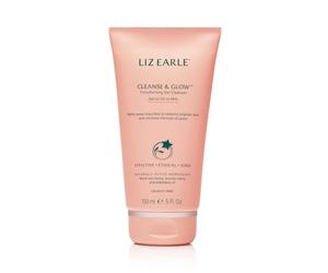 Liz Earle Cleanse & Glow™ Gel nettoyant transformant, 150 ml | Élimine les impuretés, éclaircit instantanément, adoucit la peau, lisse la texture.