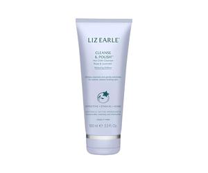 Liz Earle Cleanse & Polish Nettoyant pour chiffon chaud Rose et lavande Tube de 100 ml