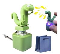 Lizard Button Lizard Keychain with Sound & Light, Pop Fidget Toys Keyboard Fidget Toy, Keychain Stress Relief Toys for Adults Kids, Office Travel Daily Decompression Use (A1)