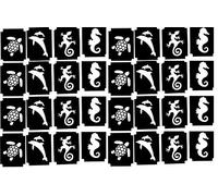 Lizard Collections Pochoir de tatouage Lizard # Animal C4