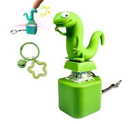 Lizard Fidget Keychain with Sound and Light - Clicker Button Toy for Stress Relief, Portable Sensory Gadget for Anxiety, Fun Desk Accessory for Adults and Kids (1)