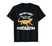 Lizard Funny Citation I Raise Tiny Dinosaurs Dragon Barbu T-Shirt