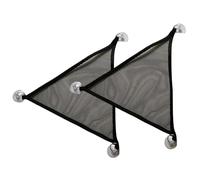 Lizard Hammock, 2 Piece Breathable Mesh Reptile Set With Strong Suction Cups And Durable Stitching, Multi Use Small Animal Hammock For Iguanas Anoles Geckos Snakes Chameleons Squirrels Sugar