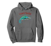 Lizard Hunter Caméléon Reptile Lézard Sweat à Capuche