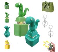 Lizard Keychain Sound 2026 New Lizard Button Keychain, Jouet anti-stress rechargeable avec lumières sonores pour une utilisation au bureau et en voyage (M)