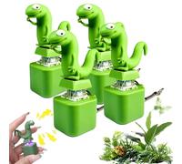 Lizard Keychain Sound, Rechargeable Lizards Anxiety Relief Keychain Button Toy, Fun Rechargeable Keychains with Colorful Lights, Portable Stress Reliever for Anxiety & Sensory Fun (4PCS)