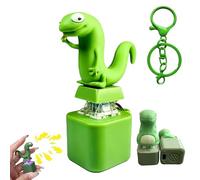 Lizard Keychain with Sound and LED Light, Rechargeable Anti-Stress Fidget Toy, Cute Electronic Pocket Gadget to Relieve Anxiety, Fun Gift for Children and Adults in The Office (1Pcs)