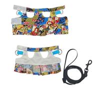 Lizard Laisse pour animal de compagnie rampant avec sangle de poitrine caméléon