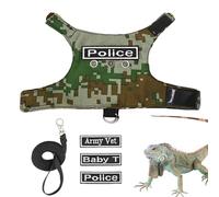 Lizard Leashes Bearded Dragon - Ensemble de laisses et harnais pour petits reptiles | Harnais pour petits reptiles, laisse de lézard souple anti-fuite, laisse lézard pour dragons barbus