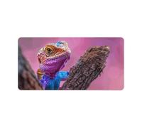 Lizard on The Branch Grand tapis de souris de jeu, antidérapant, pour bureau, travail ou maison, 30 x 60 cm