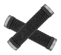 Lizard Skins Poignées de guidon verrouillables Signature Peaty Cheers noir 130 mm