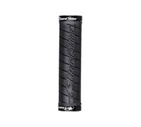 Lizard Skins Lock-On Logo Poignées , Mixte Adulte, Noir, Taille unique