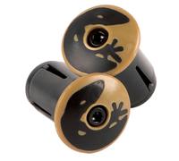 Lizard Skins - Packaged DSP Bar Tape Plugs - Vegas Gold