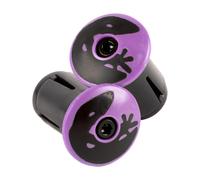 Lizard Skins - Packaged DSP Bar Tape Plugs - Violet Purple
