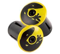 Lizard Skins - Packaged DSP Bar Tape Plugs - Viper Yellow