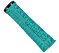 Lizard Skins Poignées de guidon Gradient Lock-On , Teal - Turquoise
