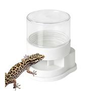 Lizard Water Fountain - 6.1x5.4x5.4cm Reptile Drinking Dish | Terrarium Drinking Fountain for Enclosure Bearded Dragon Lizard Leopard Turtle Tortoise Chameleon Dragon Gecko