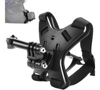 Lizaty Support Casque Caméra d'action Support de Menton de Casque de Moto pour GoPro Hero 11,10, 9, 8, 7, 6, 5, 4, Session, 3+, 3, 2, 1, Hero (2018), DJI Osmo Action, SJCAM, Xiaomi Yi Action Camera