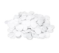 LIZEALUCKY Accessoires artisanaux en feutre pour bricolage, décoration de cheveux, puces rondes de 25mm, joints en tissu Non tissé pour divers objets artisanaux, 500 pièces (Blanche)