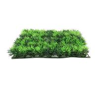 LIZEALUCKY Aquarium Grass Mat, Artificial Aquarium Grass Mat Decorations, Artificial Plastic Lawn Ornament, Landscape Green Plants Decoration for Fish Tank Turtle Tank