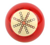 LIZEALUCKY Boule de billard Standard, boule d'entraînement en résine, huit boules de 57.2mm de diamètre