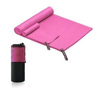 LIZEALUCKY Cooling Towel Microfiber Quick Drying Soft Comfortable Cooling Towel Ice Cool Microfibre Soft Breathable Towel for Gym Yoga Golf Running Camping (Rose Rouge)