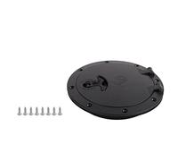 LIZEALUCKY Couvercle de Trappe Marine Noir, Inspection Circulaire, lumière détachable, Portable, Pratique, réduction des dommages UV, Sac étanche pour Bateau, Kayak, canoë