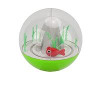LIZEALUCKY Electric Cat Ocean Ball Toy Interactive Rotation Chasing for Cats (Verte)