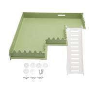 LIZEALUCKY Ensemble d'échelle de Plate-Forme de Hamster interactif Grand Espace, Jouets de Plate-Forme de Support de Hamster utiles pour Cage intérieure pour Animaux de Compagnie (Type M)