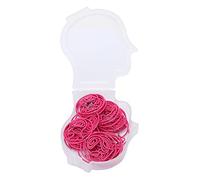 LIZEALUCKY Forme de tête humaine Clip papier rouge léger et portable pour la classification des documents et l'organisateur 30pcs, adapté à la maison de bureau