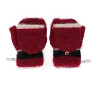 LIZEALUCKY Gants chauffants USB bordeaux en maille double face pour l'hiver et l'automne