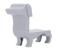 LIZEALUCKY Hauteur de Bouteille à vin de Chiens de Saucisse Organisateur de Cuisine de Table Durable (Gris)