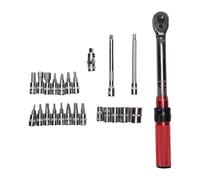 LIZEALUCKY Jeu de clés dynamométriques à d'entraînement de 1/4 pouces, Kit d'entretien de 2.5 à 30 Nm, Kit d'outils de vélo à cliquet à 72 dents, moto électrique