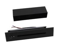 LIZEALUCKY Lumière d'escalier LED moderne avec capteur de mouvement, lumière de marche IP65 étanche noire