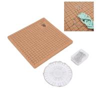 LIZEALUCKY Macrame Board Set Supplies Kit with 30 T Pins Jewelry Making Handmade Braiding Reusable Cork