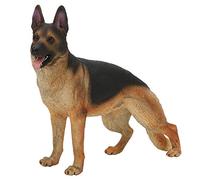 LIZEALUCKY Modèle de Chien de Berger Allemand de Simulation Grande Figurine de Chien Jouets de Figurine d'action très détaillés, Figurine Animale réaliste Jouet de Chien décoration de Bureau