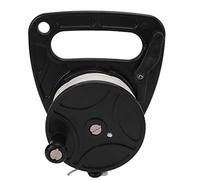 LIZEALUCKY Moulinets de plongée avec Bobine de Corde d'ancrage, pour plongée en Grotte et exil, Ligne Blanche, Snorkeling, Sports Nautiques (Poulie Noire)