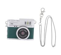 LIZEALUCKY Petit appareil photo porte-clés 1080P 2MP écran couleur carte mémoire 32 Go appareil photo numérique rétro avec filtres flash LED pour les voyageurs et les amateurs de plein air (Verte)