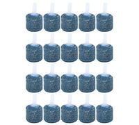 LIZEALUCKY Pompe à oxygène Aération Air Stone 20pcs Boule de pêche au grès Bleu Aquarium Bulle Boule diffuseur Outil Aérateur Aérateur Pond Disque Plaque hydroponique Accessoires
